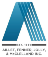 Aillet, Fenner, Jolly, and McClelland Inc. logo, est. 1960