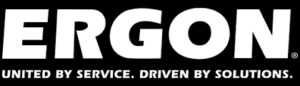 ERGON, Inc. logo and Tagline: United by Service, Driven by Solutions