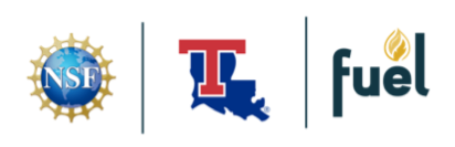 NSF, Louisiana Tech, Fuel logo